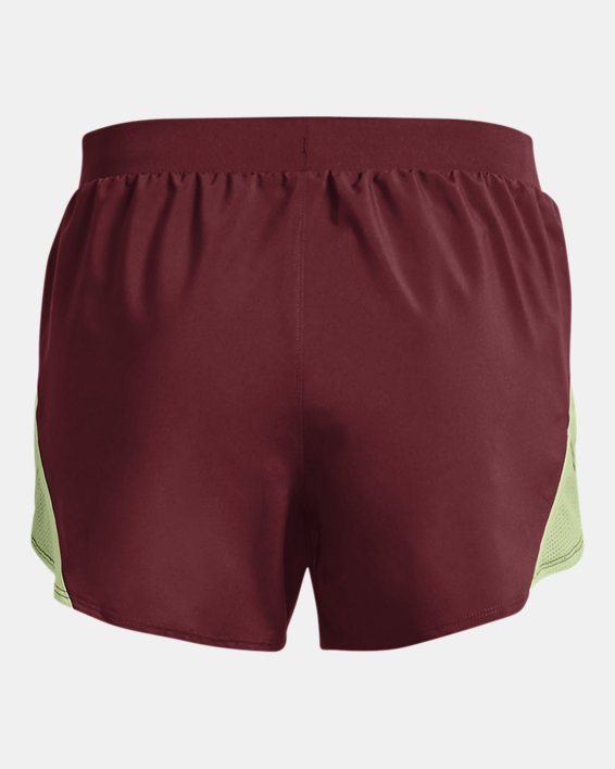 Women's UA Fly-By 2.0 Shorts, Red, pdpMainDesktop image number 7